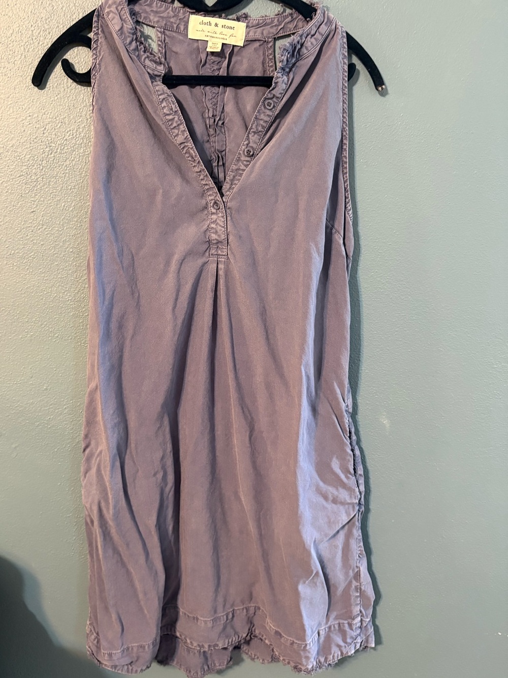 cloth & stone denim blue  Sleeveless Tunic